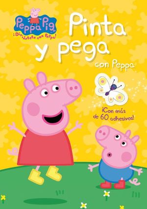PINTA Y PEGA CON PEPPA. PEPPA PIG. LIBRO + ADHESIVOS