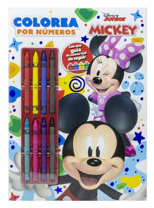 MICKEY. COLOREA POR NMEROS CON CERAS