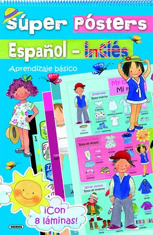 SUPER PSTERS ESPAOL-INGLS. APRENDIZAJE BSICO
