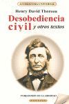 DESOBEDIENCIA CIVIL Y OTROS ESCRITOS