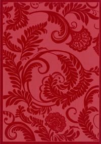 LIBRETA GRANDE VELVET (ROJA) BONCAHIER