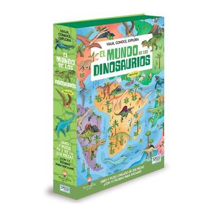 EL MUNDO DE LOS DINOSAURIOS PUZZLE + LIBRO