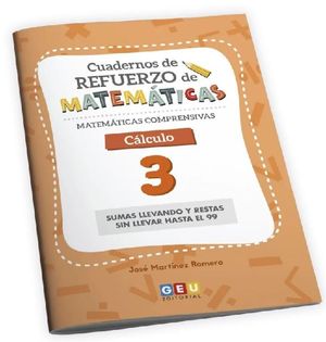 MATEMTICAS COMPRENSIVAS 3 CLCULO CUADERNO DE REFUERZO DE MATEMTICAS.