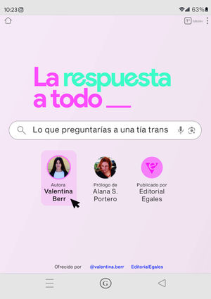 LA RESPUESTA A TODO LO QUE PREGUNTAR�AS A UNA T�A TRANS
