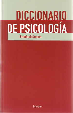 DICCIONARIO DE PSICOLOG�A