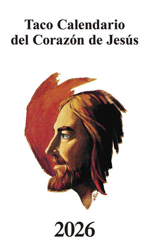 TACO 2026 CALENDARIO PEQUEO IMAN  CORAZON DE JESUS CLASICO CON IMAN