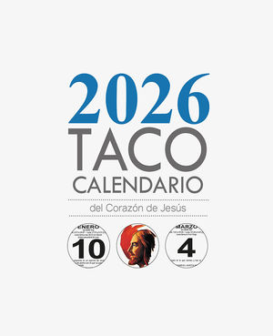 TACO 2026 CALENDARIO DEL CORAZON DE JESUS MESA