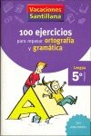 CUAD GRAMATICA ORTOGRAFIA 5� VACACIONES PRIMARIA