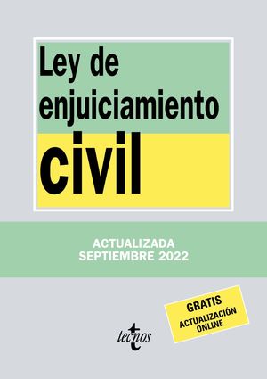 2022 LEY DE ENJUICIAMIENTO CIVIL