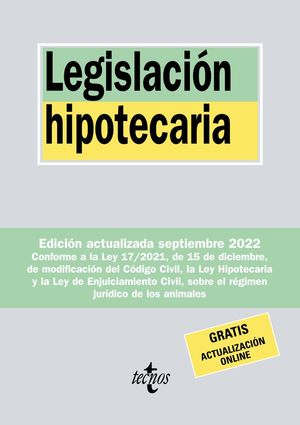 2022 LEGISLACIÓN HIPOTECARIA
