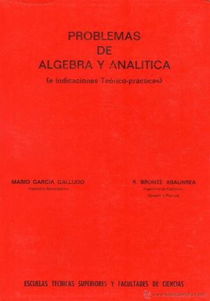 PROBLEMAS DE ALGEBRA Y ANALTICA