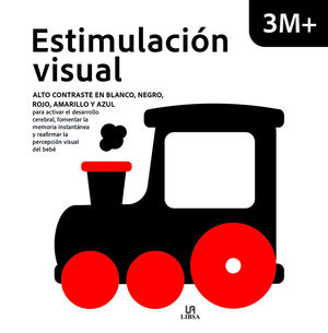 ESTIMULACION VISUAL 3M+- ALTO CONTRASTE BLANCO Y NEGRO, ROJO, AMARILLO Y AZUL