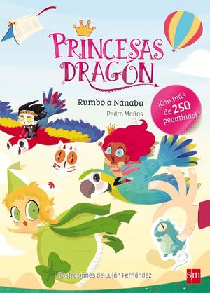 RUMBO A NANABU PRINCESAS DRAGON. PEGATINAS