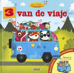 3 VAN DE VIAJE. PANDA, ZORRO Y BURRO