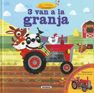 3 VAN A LA GRANJA. PANDA, ZORRO Y BURRO