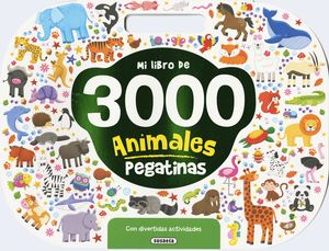 MI LIBRO DE 3000 PEGATINAS ANIMALES CON DIVERTIDAS ACTIVIDADES