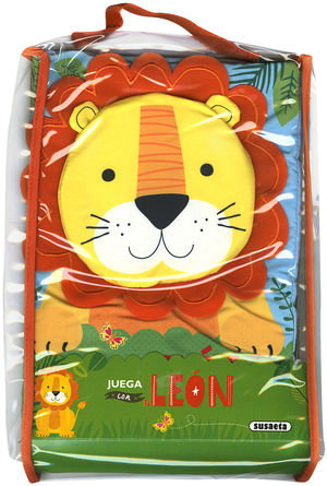 JUEGA CON EL LEON. LIBRO DE TELA