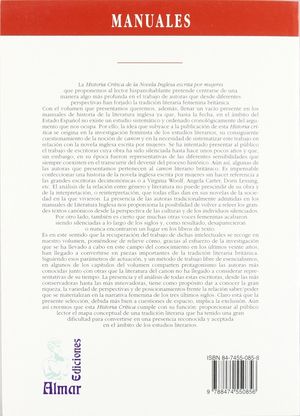 HISTORIA CRTICA DE LA NOVELA INGLESA ESCRITA POR MUJERES