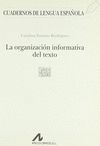 LA ORGANIZACI�N INFORMATIVA DEL TEXTO (G CUADRADO)