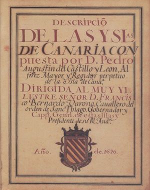 DESCRIPCIÓN DE LAS ISLAS DE CANARIA, 1686