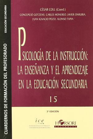 PSICOLOGA DE LA INSTRUCCIN: LA ENSEANZA Y EL APRENDIZAJE EN LA EDUCACIN SECU