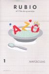RUBIO, EL ARTE DE APRENDER, MAY�SCULAS, EDUCACI� INFANTIL. QUADERN 1