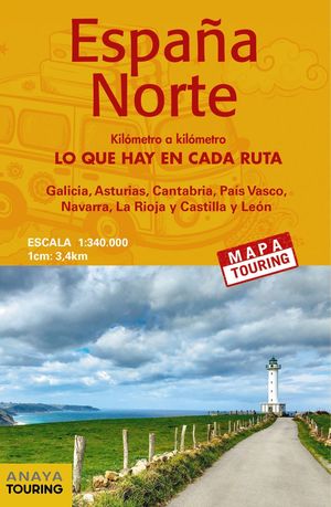 2019 MAPA DE CARRETERAS 1:340.000 - ESPA�A NORTE (DESPLEGABLE)