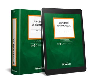 LEGISLACIN DE RGIMEN LOCAL (PAPEL + E-BOOK) 2018