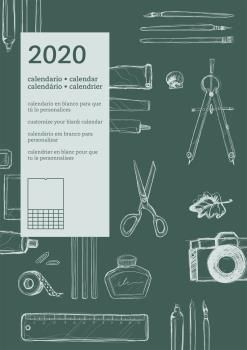 CALENDARIO PARED DIY INTERNACIONAL 2020