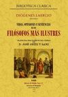 VIDAS, OPINIONES Y SENTENCIAS DE LOS FIL�SOFOS M�S ILUSTRES