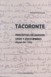 TACORONTE. PRECEPTOS RELIGIOSOS. USOS Y COSTUMBRES