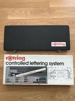ROTRING CONTROLLES LETTERING SYSTEM
