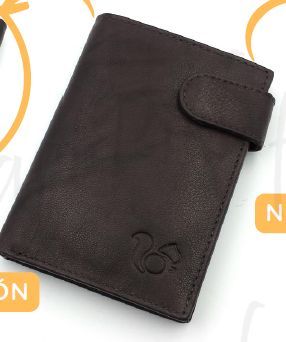 CARTERA BILLETERO TARJETERO A/7009 PIEL VERTICAL