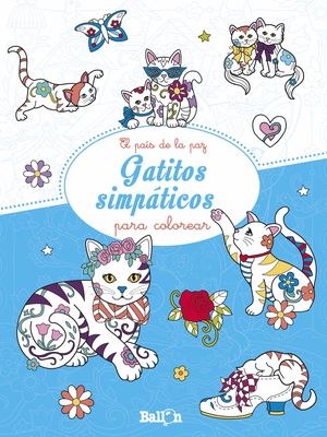 GATITOS SIMPTICOS PARA COLOREAR