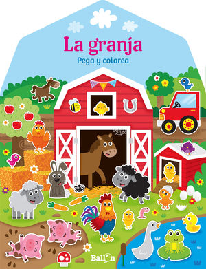 CASITAS - LA GRANJA PEGA Y COLOREA