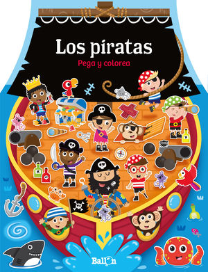 CASITAS - LOS PIRATAS PEGA Y COLOREA