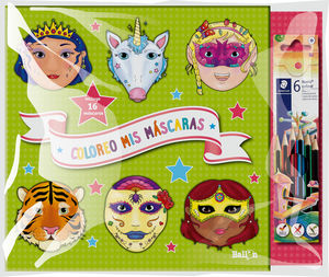 COLOREO MIS MSCARAS  - VERDE + LPICES