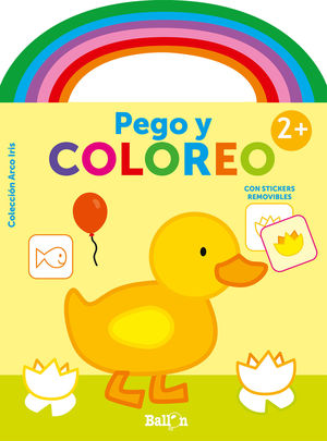 ARCO IRIS - PEGO Y COLOREO +2 PATO