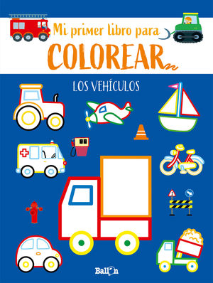 LOS VEHCULOS - PRIMER LIBRO COLOREAR