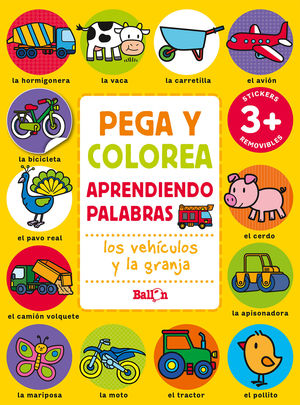 PEGA Y COLOREA VEHICULOS Y GRANJA