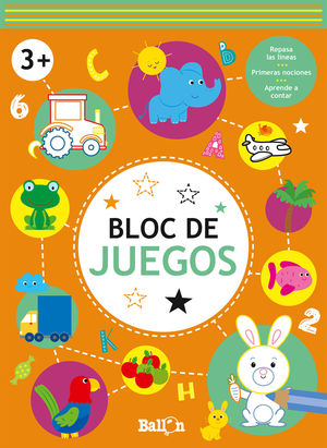 BLOC DE JUEGOS +3 NARANJA