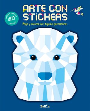 ARTE CON STICKERS - OSO POLAR