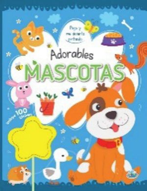 ADORABLES MASCOTAS - PEGO Y ME DIVIERTO PINTANDO