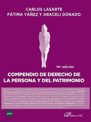 COMPENDIO DE DERECHO DE LA PERSONA Y DEL PATRIMONIO